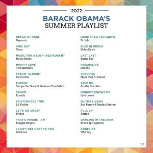  Obama Lists Burna Boy, Tems, and Pheelz on His Summer Playlist