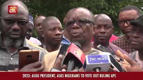 ASUU President, Emmanuel Osodeke, Asks Nigerians To Vote Out APC (Video) 