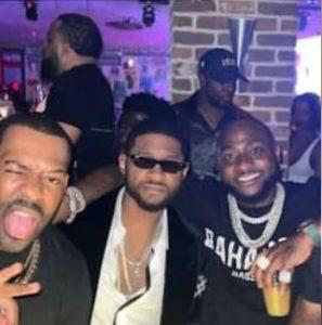 Davido Parties With Usher Raymond in Vegas(Video)