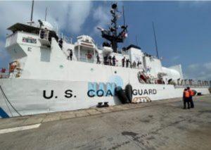 U.S. Coast Guard Cutter Mohawk Arrives Lagos