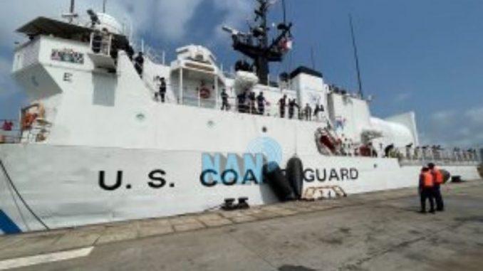 U.S. Coast Guard Cutter Mohawk Arrives Lagos
