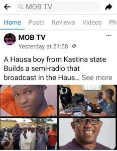 Katsina Boy Broadcasts in the Hausa language to Preach about Peter Obi