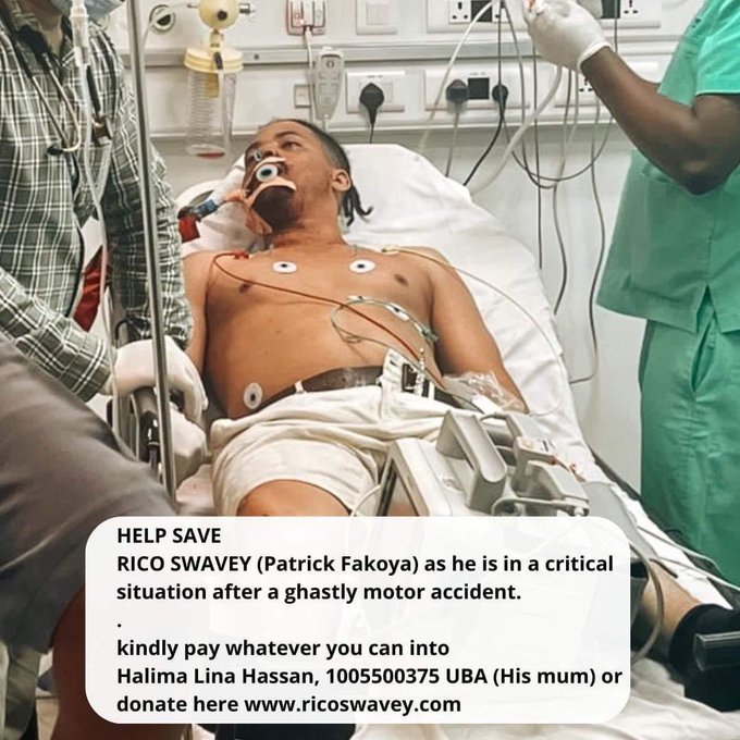 Former BBNaija Star Rico Swavey Passes After Car Accident
