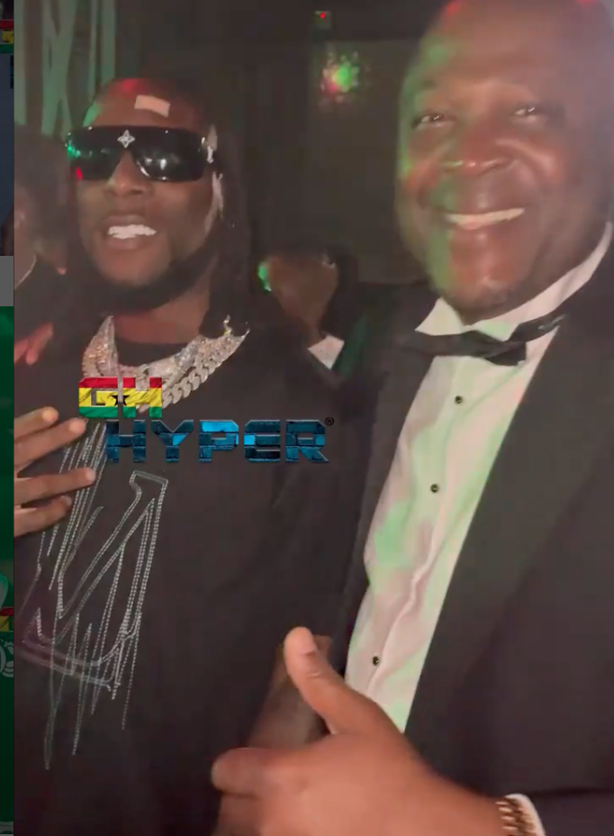 Ghanaian business mogul and brother to former President John Dramani Mahama, Ibrahim Mahama, was recently spotted chilling with Nigerian superstar Burna Boy