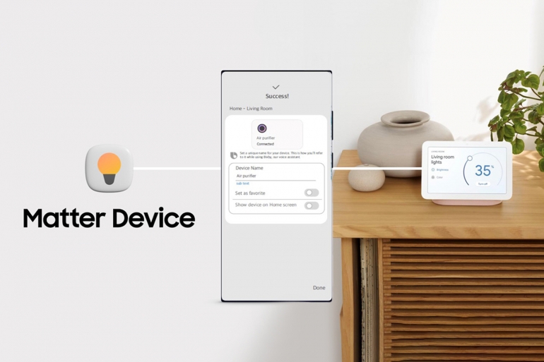  Showing the interconnected Internet of Things smart home devices to dim the lights in a home.