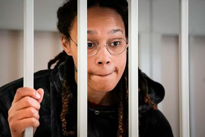 Lesbian WNBA Star, Britney Griner Visited By US Embassy Officials In Russian Prison