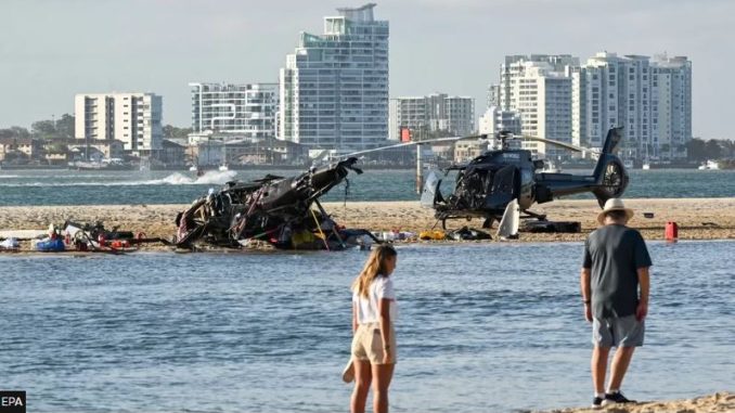 Two Helicopters Collide Mid-Air In Australia, 4 Dead