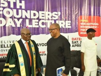 Peter Obi Accepts Appointment as Visiting Lecturer At Western Delta University (Photos)