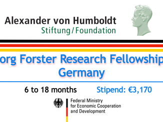Georg Forster Research 2023 Award: €60,000 Grant for Researchers from Developing Countries