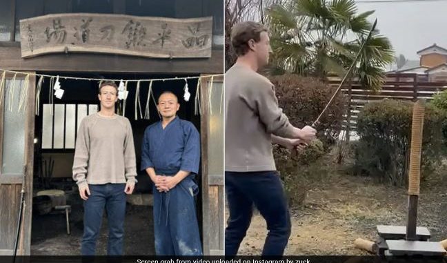 Zuckerberg Explores Japanese Swords and Mixed-Reality Headsets in Mini-Asia Tour